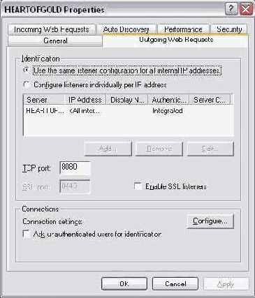 �������� ��������� Web-�������� (Outgoing Web Requests Listener).